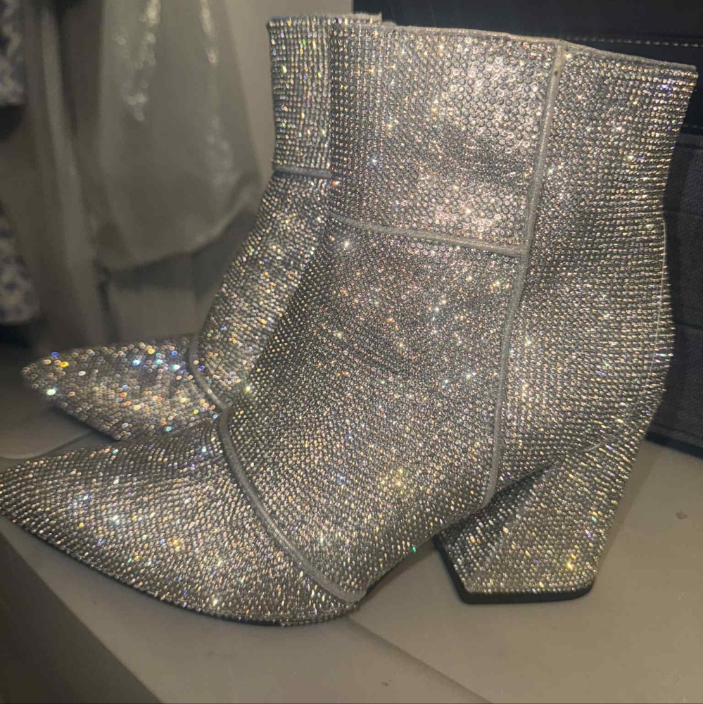 Bedazzled shoes